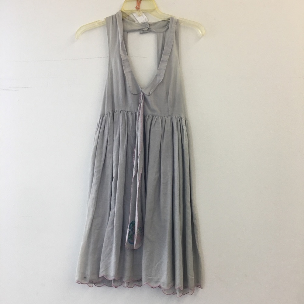 Manoush Pleated Dress - Gray